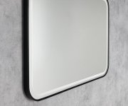 Sapho Cetis Zrcadlo S Led Osvětlením 100x70cm, černá Mat