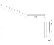 Polysan Tigra R 170 Panel čelní, černá Mat