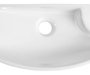 Sapho Carlon Keramické Umývátko, 45x23cm, Otvor Pro Baterii Vpravo, Bílá