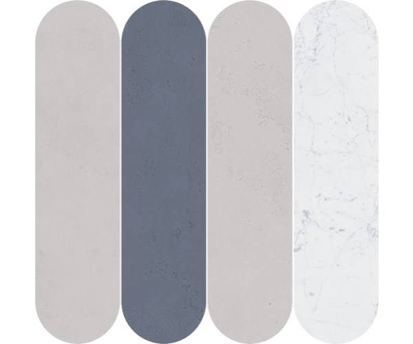 Mozaika Ascot Pigmenta MOSAICO OVALI T4 MIX COLD 30x30 Mat.