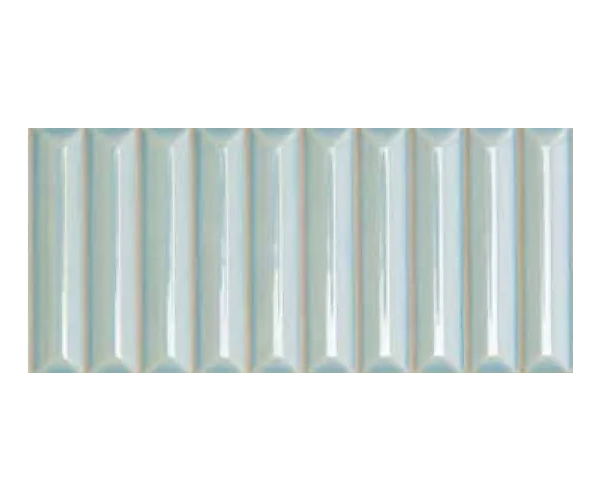 Retro obklad Tonalite Hashi Iris 10x30 - modrá