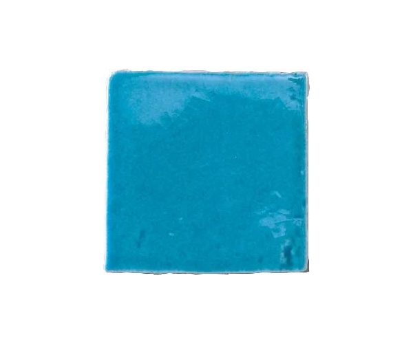 Retro obklad Cevica Provenza (Craquelé) Azul Cielo 10x10 - tyrkysová