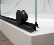 Gelco Spirit Black Sprchové Dveře 1100mm, čiré Sklo
