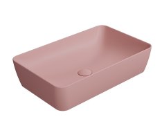 Gsi Nubes Keramické Umyvadlo Na Desku 60x38cm, Blush Mat