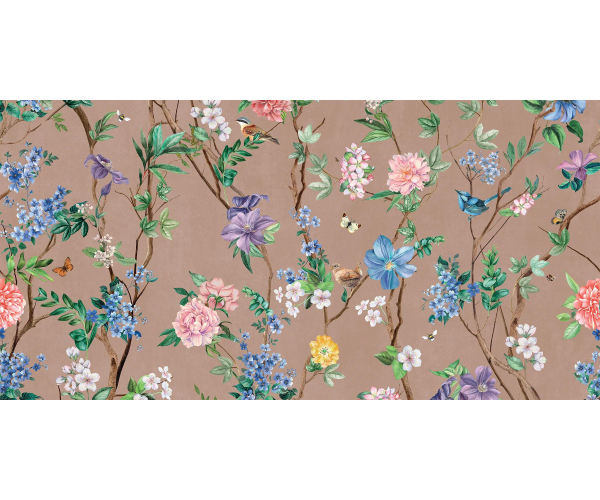 Květinový dekor Impronta Decora Primavera 60x120 Matt. Rett.