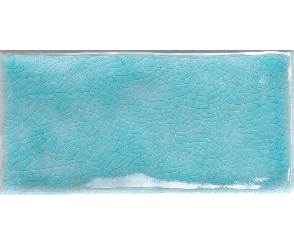 Retro obklad Tonalite Kraklé Tavella Azzurro 7,5x15 - tyrkysová
