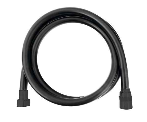 Sapho Softflex Plastová Sprchová Hadice, 150cm, černá Mat