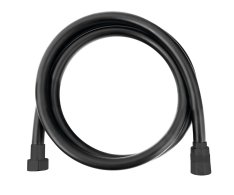 Sapho Softflex Plastová Sprchová Hadice, 150cm, černá Mat