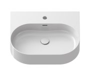 Umyvadlo Ceramic Slim Wall O - Umyvadlo Ceramic Slim Wall O 55, s otvorem pro baterii, s přepadem, bílá XJX01155004