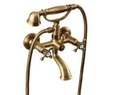 Sapho Antea Nástěnná Vanová Baterie Kompletní, Bronz