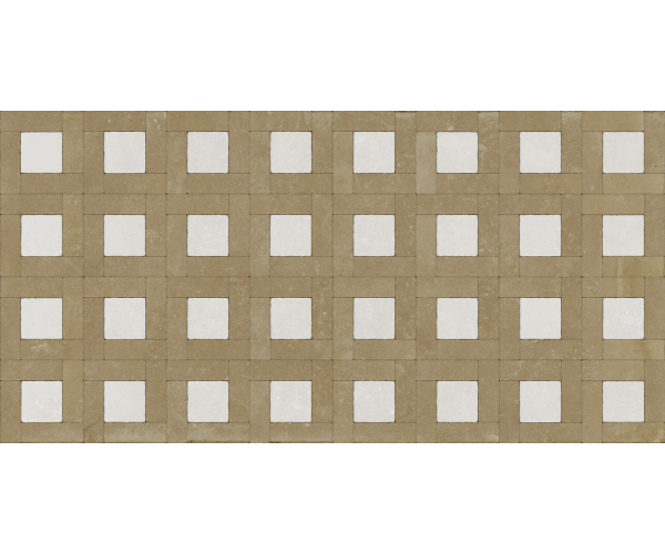 Dlažba jako kámen Aparici Zest  White Stamp 50x100 Nat.