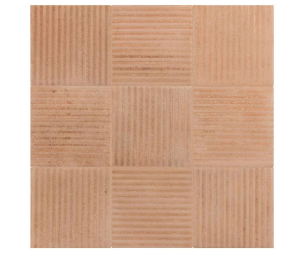 Dekor jako kámen Equipe Raku Nude Line Decor 10x10 - cihlová