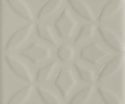 Vzorovaný dekor Aleluia Urban Atelier Decor Glam Cinza 10x10 - šedá