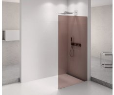 Polysan Architex Chrom Sprchová Zástěna 962mm, Sklo Marron