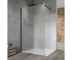 Gelco Vario Black Jednodílná Sprchová Zástěna K Instalaci Ke Stěně, Matné Sklo, 1000 Mm