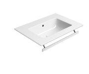 Gsi Pura Keramické Umyvadlo Slim 62x46cm, Bez Otvoru, Bílá Extraglaze