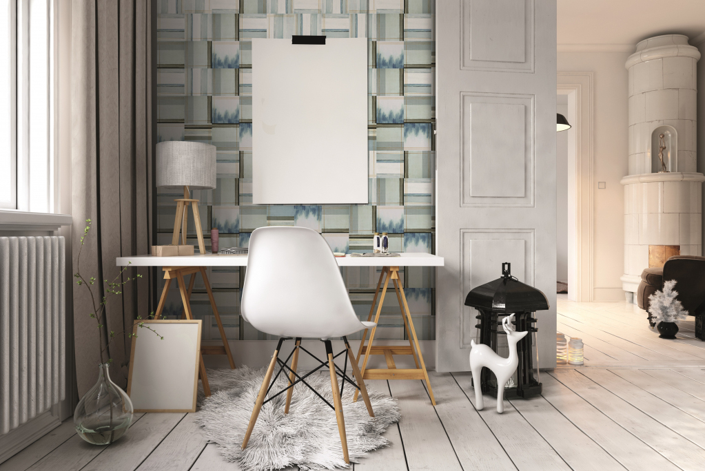 Realizace Stínovaný modrý OBKLAD Da Vinci Porcelain Touché