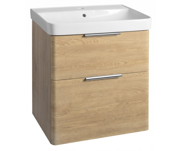 Aqualine Deneb Umyvadlová Skříňka 56,5x55x43,5cm, Dub Emporio