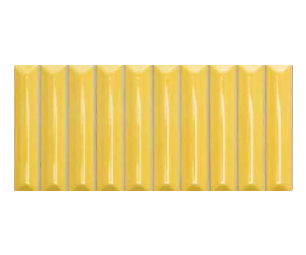 Retro obklad Tonalite Hashi Primula 10x30 - žlutá