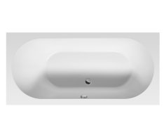 Aqualine Jizera Vana 170x80x39cm, Bílá