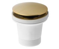 Polysan Vanová Výpust 6/4", Click-clack, Zlato Mat