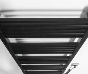 Sapho Metro-e Elektrické Otopné Těleso Rovné 500x1340mm, 500 W, černá Mat