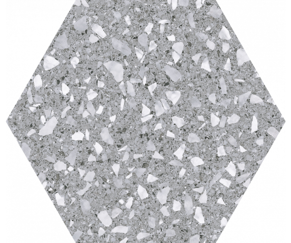 Dlažba jako kámen Codicer Venice Silver Hex 25 - šedá