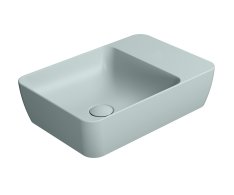 Gsi Modo Keramické Umyvadlo Na Desku 50x35cm, Bez Otvoru, Ghiaccio Mat