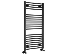 Aqualine Direct Otopné Těleso S Bočním Připojením 450x960mm, černá Mat
