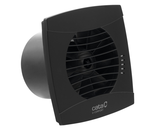 Cata Uc-10 Koupelnový Ventilátor Axiální, 8w, Potrubí 100mm, černá