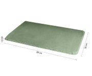 Gedy Fuzzy Koupelnová Předložka, 50x80cm, 100% Polyester, Protiskluz, Zelená
