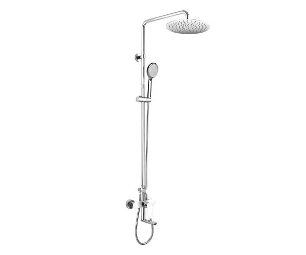 Mereo Viana Vanová Baterie S Talířovou Kulatou Slim Sprchou ø 250 Mm, Nerez