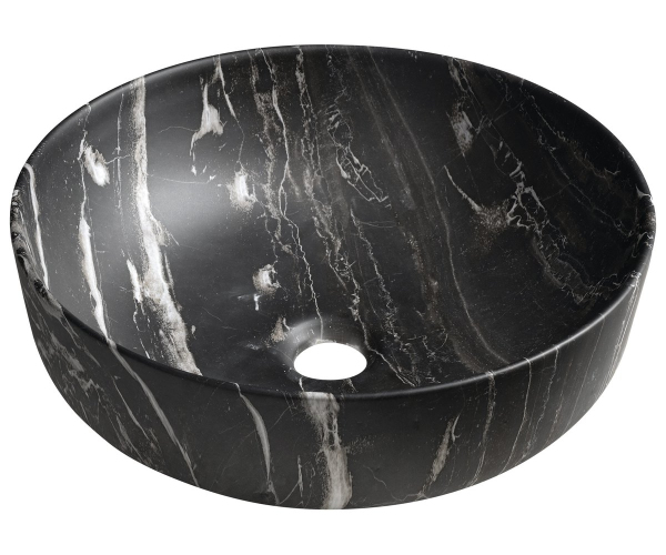 Sapho Rondea Keramické Umyvadlo Na Desku ø 41cm, Carnico Mramor