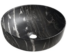 Sapho Rondea Keramické Umyvadlo Na Desku ø 41cm, Carnico Mramor