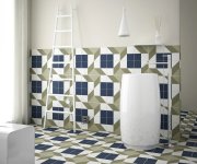 Retro dlažba Equipe Bauhome Karo Warm 20x20