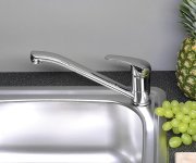 Aqualine 35 Stojánková Dřezová Baterie, Chrom