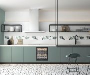 Dlažba jako terrazzo Equipe Ape Trendy Black 20x20 (skladem)