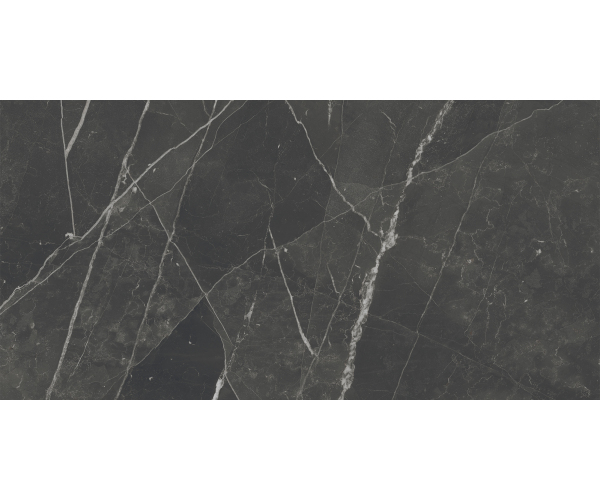 Dlažba jako mramor Marca Corona Scultorea Dark Diamond 60x120 Luc. Rett. - antracitová