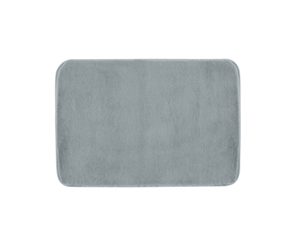Gedy Fuzzy Koupelnová Předložka, 60x100cm, 100% Polyester, Protiskluz, šedá