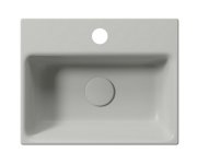 Gsi Nubes Keramické Umyvadlo 40x32cm, Cenere Mat