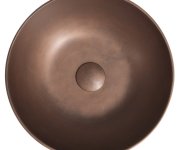 Sapho Formigo Betonové Umyvadlo Na Desku, ø 39cm, Měď Mat