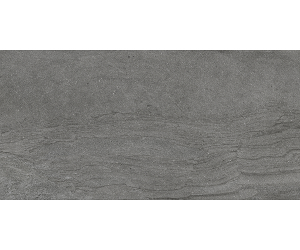 Dlažba jako kámen Azuvi Bela Black 60x120 Mat. Rett. - šedá