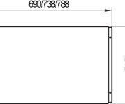 Akrylátový panel boční U 80 - Panel boční 80 CZ00140A00