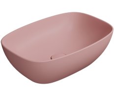 Gsi Nubes Keramické Umyvadlo Na Desku 50x35cm, Blush Mat