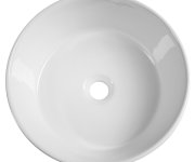 Aqualine Keramické Umyvadlo Na Desku, ø 40cm, Bílá