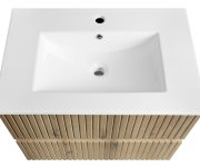 Aqualine Paneda Strip Umyvadlová Skříňka 69,5x55x45,2cm, Dub Emporio