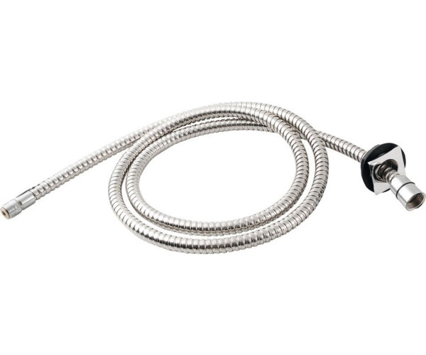 Sapho Sprchová Průchodka Na Okraj Vany Včetně Hadice F1/2"-m3/8" , Hranatá, Chrom