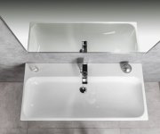 Cerastyle Toridi Keramické Umyvadlo 101x46,5cm, Bílá