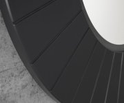 Sapho Lumiro Strip Kulaté Zrcadlo S Led Osvětlením V Rámu ø 75cm, Carina