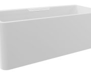 Polysan Cascata R Monolith Obdélníková Vana 180x80x60cm, Kaskáda Bílá